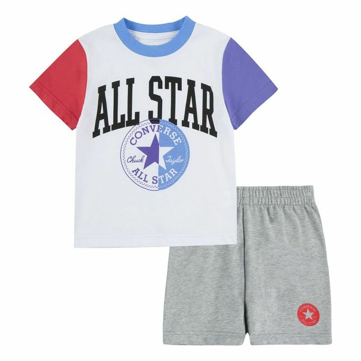 Children's Sports Outfit Converse 8CC758-E9S White